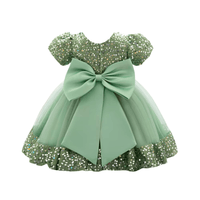 Thumbnail for Toddler Girls 1st Birthday Dress Bow Cute Baby Baptism Gown Kids Wedding Party Elegant Princess Christmas Dress -, Dress , Drestiny , 0M, 12M, 24M, 2T, 3T, 6M, Avocado Green, Black, Brown, Champagne, Dark Green, Dark Pink, Dark Red, Dresses, Girls, Gold, Green, Grey, Ivory, Light Green, Mini Dresses, Mint Green, Pink, Purple, Red, Short Sleeves, Yellow , Drestiny , www.shopdrestiny.com