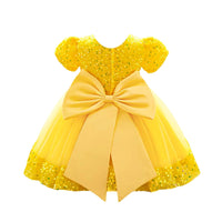 Thumbnail for Toddler Girls 1st Birthday Dress Bow Cute Baby Baptism Gown Kids Wedding Party Elegant Princess Christmas Dress -, Dress , Drestiny , 0M, 12M, 24M, 2T, 3T, 6M, Avocado Green, Black, Brown, Champagne, Dark Green, Dark Pink, Dark Red, Dresses, Girls, Gold, Green, Grey, Ivory, Light Green, Mini Dresses, Mint Green, Pink, Purple, Red, Short Sleeves, Yellow , Drestiny , www.shopdrestiny.com