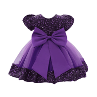 Thumbnail for Toddler Girls 1st Birthday Dress Bow Cute Baby Baptism Gown Kids Wedding Party Elegant Princess Christmas Dress -, Dress , Drestiny , 0M, 12M, 24M, 2T, 3T, 6M, Avocado Green, Black, Brown, Champagne, Dark Green, Dark Pink, Dark Red, Dresses, Girls, Gold, Green, Grey, Ivory, Light Green, Mini Dresses, Mint Green, Pink, Purple, Red, Short Sleeves, Yellow , Drestiny , www.shopdrestiny.com