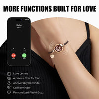 Thumbnail for Touch Light Up & Vibrate Long Distance Love Bracelets For Couples Long Distance Relationship Gifts Smart Sun & Moon Love Bracelets, Drestiny, Gifts, Long Distance Relationships, Drestiny, Bracelets, Sets, Couple Bracelets, United States, Australia, United Kingdom, Black, Gold, Silver, shopdrestiny.com