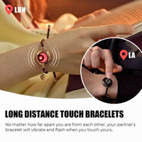 Thumbnail for Touch Light Up & Vibrate Long Distance Love Bracelets For Couples Long Distance Relationship Gifts Smart Sun & Moon Love Bracelets, Drestiny, Gifts, Long Distance Relationships, Drestiny, Bracelets, Sets, Couple Bracelets, United States, Australia, United Kingdom, Black, Gold, Silver, shopdrestiny.com