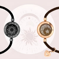 Thumbnail for Touch Light Up & Vibrate Long Distance Love Bracelets For Couples Long Distance Relationship Gifts Smart Sun & Moon Love Bracelets, Drestiny, Gifts, Long Distance Relationships, Drestiny, Bracelets, Sets, Couple Bracelets, United States, Australia, United Kingdom, Black, Gold, Silver, shopdrestiny.com
