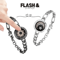 Thumbnail for Touch Light Up & Vibrate Long Distance Love Bracelets For Couples Long Distance Relationship Gifts Smart Sun & Moon Love Bracelets, Drestiny, Gifts, Long Distance Relationships, Drestiny, Bracelets, Sets, Couple Bracelets, United States, Australia, United Kingdom, Black, Gold, Silver, shopdrestiny.com