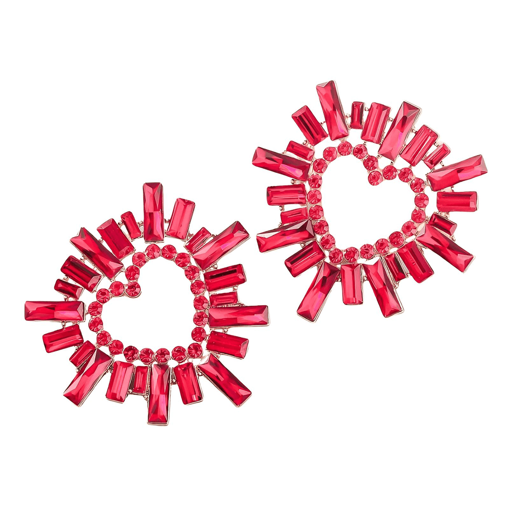 Trendy Red Heart Earrings for Women. Shop Drestiny for free shipping + tax covered! Seen on FOX, NBC, CBS. Save up to 50% now!
