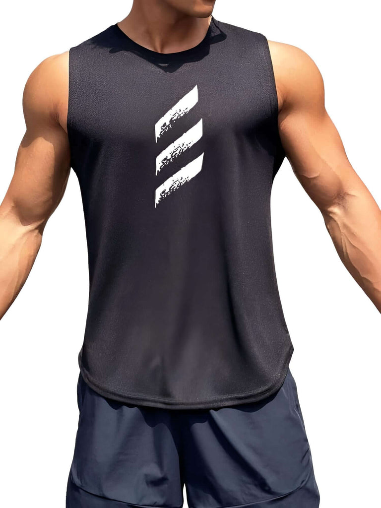 Elevate your fitness style with the trendy Sleeveless Men's Black Pullover Sports Fitness Top. Shop at Drestiny for free shipping and tax covered! Seen on FOX/NBC/CBS. Save up to 50% for a limited time!