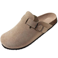 Thumbnail for Trendy Cork Clog Suede Sandals With Arch Support -, Shoes , Drestiny , 10, 10.5, 11, 11.5, 12, 13, 14, 5.5, 6, 6.5, 7, 7.5, 8, 8.5, 9, 9.5, Apricot, Army Green, Australia, Black, Brown, New Zealand, Pink, Sandals, Slides, United Kingdom, United States , Drestiny , www.shopdrestiny.com