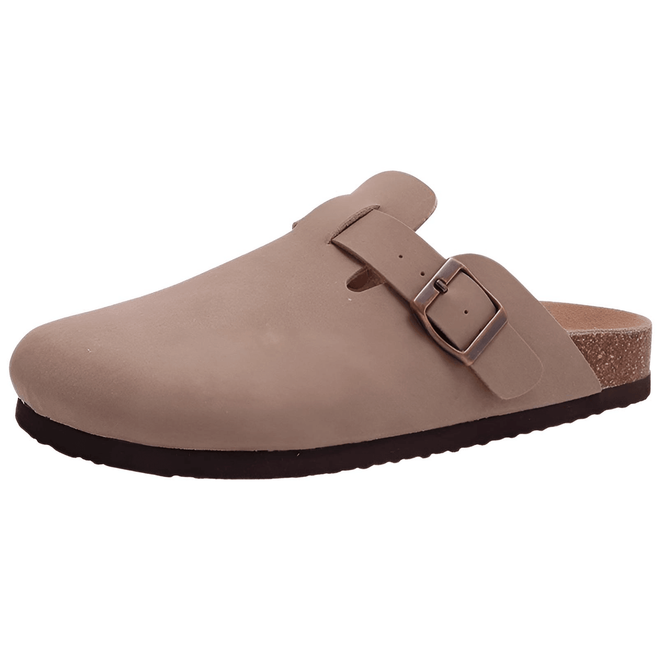 Trendy Cork Clog Suede Sandals With Arch Support -, Shoes , Drestiny , 10, 10.5, 11, 11.5, 12, 13, 14, 5.5, 6, 6.5, 7, 7.5, 8, 8.5, 9, 9.5, Apricot, Army Green, Australia, Black, Brown, New Zealand, Pink, Sandals, Slides, United Kingdom, United States , Drestiny , www.shopdrestiny.com