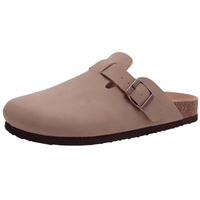Thumbnail for Trendy Cork Clog Suede Sandals With Arch Support -, Shoes , Drestiny , 10, 10.5, 11, 11.5, 12, 13, 14, 5.5, 6, 6.5, 7, 7.5, 8, 8.5, 9, 9.5, Apricot, Army Green, Australia, Black, Brown, New Zealand, Pink, Sandals, Slides, United Kingdom, United States , Drestiny , www.shopdrestiny.com