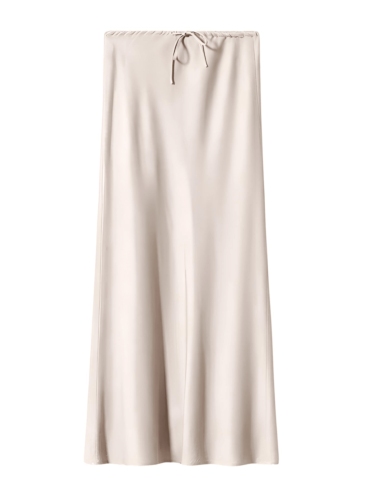 Trendy High Waist A Line Long Satin Skirts For Women -, Skirts, Drestiny, Australia, Brown, Chocolate, Grey, Black, Beige, Dark Green, Army Green, Navy Blue, Blue Grey, Wine Red, Champagne, FR, Grey, L, M, New Zealand, S, Skirts, United Kingdom, United States, XL, Drestiny, long satin skirt, satin maxi skirt, silk satin skirt, satin slip skirt maxi, beige satin maxi skirt, www.shopdrestiny.com