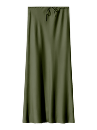 Thumbnail for Trendy High Waist A Line Long Satin Skirts For Women -, Skirts, Drestiny, Australia, Brown, Chocolate, Grey, Black, Beige, Dark Green, Army Green, Navy Blue, Blue Grey, Wine Red, Champagne, FR, Grey, L, M, New Zealand, S, Skirts, United Kingdom, United States, XL, Drestiny, long satin skirt, satin maxi skirt, silk satin skirt, satin slip skirt maxi, army green satin maxi skirt, www.shopdrestiny.com
