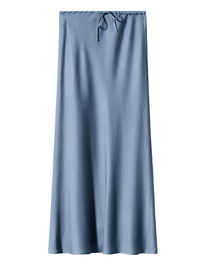 Thumbnail for Trendy High Waist A Line Long Satin Skirts For Women -, Skirts, Drestiny, Australia, Brown, Chocolate, Grey, Black, Beige, Dark Green, Army Green, Navy Blue, Blue Grey, Wine Red, Champagne, FR, Grey, L, M, New Zealand, S, Skirts, United Kingdom, United States, XL, Drestiny, long satin skirt, satin maxi skirt, silk satin skirt, satin slip skirt maxi, blue satin maxi skirt, www.shopdrestiny.com