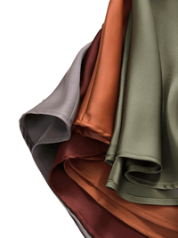 Thumbnail for Trendy High Waist A Line Long Satin Skirts For Women -, Skirts, Drestiny, Australia, Brown, Chocolate, Grey, Black, Beige, Dark Green, Army Green, Navy Blue, Blue Grey, Wine Red, Champagne, FR, Grey, L, M, New Zealand, S, Skirts, United Kingdom, United States, XL, Drestiny, long satin skirt, satin maxi skirt, silk satin skirt, satin slip skirt maxi, black satin maxi skirt, www.shopdrestiny.com