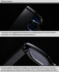 Thumbnail for Trendy Prescription Reading Glasses Frame Oversized