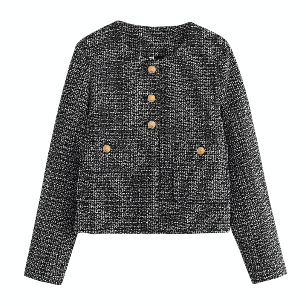 Get your Women's Houndstooth Tweed Jacket from Drestiny - Free Shipping & Tax Paid! Save up to 50% off - Limited Time Only.