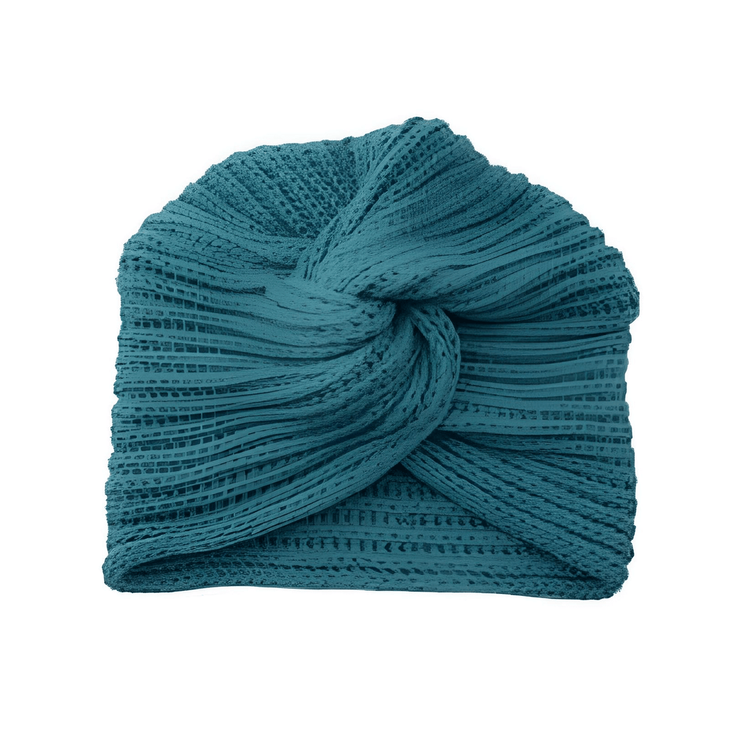 Twisted Knit Bohemian Turban Hat