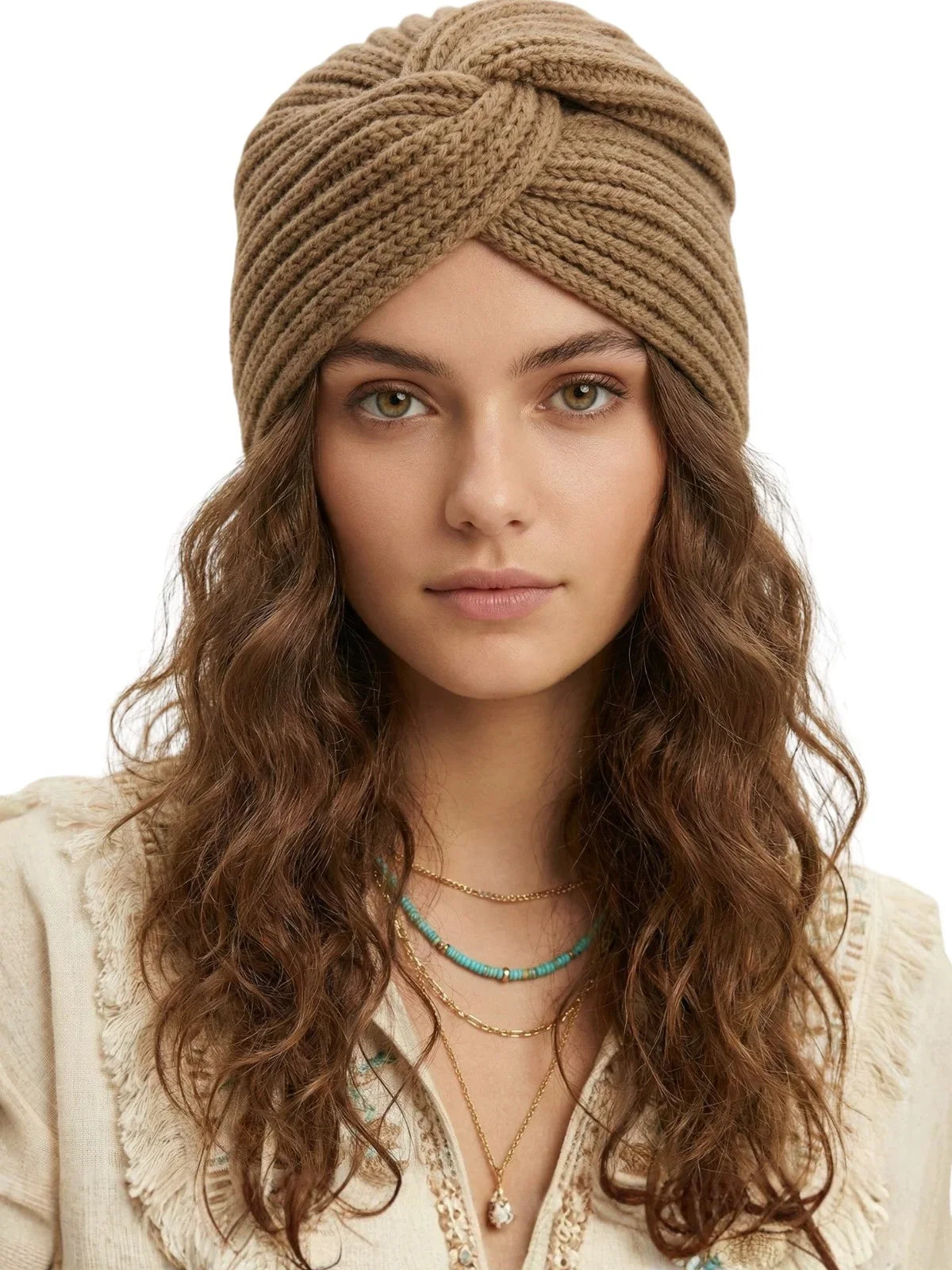 Twisted Knit Boho Hat
