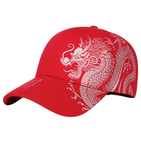 Thumbnail for Unisex Golden Dragon Print Baseball Caps -, Hats , Drestiny , Australia, Beige, Black, Canada, Hats, New Zealand, United Kingdom, United States, White , Red, Green, Drestiny , www.shopdrestiny.com