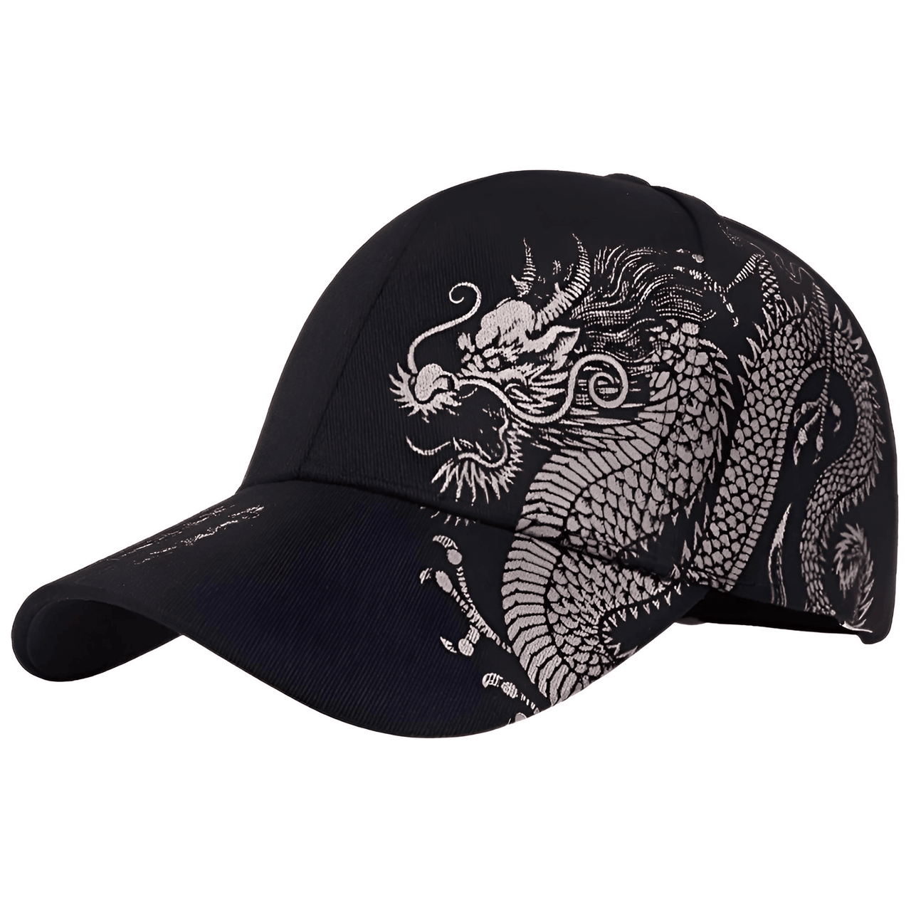 Unisex Golden Dragon Print Baseball Hat
