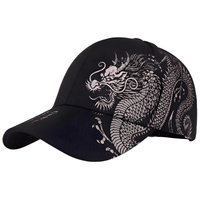 Thumbnail for Unisex Golden Dragon Print Baseball Hat