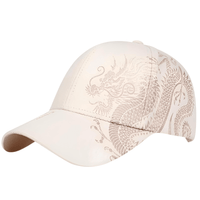 Thumbnail for Unisex Golden Dragon Print Baseball Caps -, Hats , Drestiny , Australia, Beige, Black, Canada, Hats, New Zealand, United Kingdom, United States, White , Red, Green, Drestiny , www.shopdrestiny.com