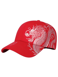 Thumbnail for Unisex Golden Dragon Print Baseball Caps -, Hats , Drestiny , Australia, Beige, Black, Canada, Hats, New Zealand, United Kingdom, United States, White , Red, Green, Drestiny , www.shopdrestiny.com