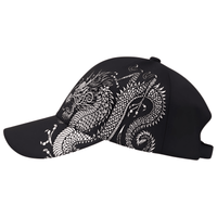 Thumbnail for Unisex Golden Dragon Print Baseball Caps -, Hats , Drestiny , Australia, Beige, Black, Canada, Hats, New Zealand, United Kingdom, United States, White , Red, Green, Drestiny , www.shopdrestiny.com