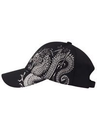 Thumbnail for Unisex Golden Dragon Print Baseball Caps -, Hats , Drestiny , Australia, Beige, Black, Canada, Hats, New Zealand, United Kingdom, United States, White , Drestiny , www.shopdrestiny.com