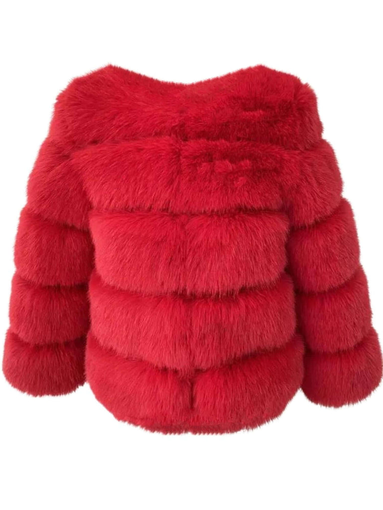 High Quality Faux Fox Fur Coats For Women - High Winter Fashion!