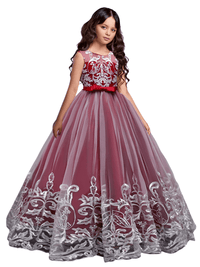 Thumbnail for Girl's Formal Occasion Dress  -, Dress , Drestiny , 10T, 4T, 5T, 6T, 7T, 8T, 9T, Australia, Canada, Champagne, Dark Blue, Dark Green, Dark Red, Deep Pink, Dresses, Flower Girl Dresses, FR, Girls, Ivory, Light Blue, New Zealand, Pink, Purple, Sleeveless, TD, United Kingdom, United States , Drestiny , www.shopdrestiny.com