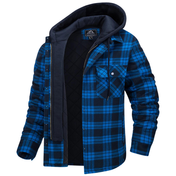 Men's Hooded Flannel Jacket: Shop Drestiny for this stylish jacket. Enjoy free shipping and let us cover the tax! Seen on FOX/NBC/CBS. Save up to 50% now!