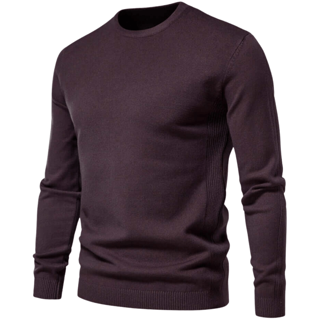 Mulberry O-Neck Pullover Sweater For Men