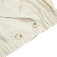 Thumbnail for Versatile Sleeveless Collared Crop Top - Button Front Linen Look Vest, Drestiny, Sleeveless, Tank Tops, Crop Tops, Casual Shirts, S, M, L, XL, Khaki, United States, USA, Canada, Australia, New Zealand, United Kingdom, UK, sleeveless blazer top, crop top vest, collared crop shirt, summer crop top, sleeveless waistcoat top, linen look crop vest, collared sleeveless top, button front crop blouse, smart casual crop top, shopdrestiny.com