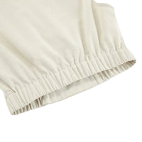 Thumbnail for Versatile Sleeveless Collared Crop Top - Button Front Linen Look Vest, Drestiny, Sleeveless, Tank Tops, Crop Tops, Casual Shirts, S, M, L, XL, Khaki, United States, USA, Canada, Australia, New Zealand, United Kingdom, UK, sleeveless blazer top, crop top vest, collared crop shirt, summer crop top, sleeveless waistcoat top, linen look crop vest, collared sleeveless top, button front crop blouse, smart casual crop top, shopdrestiny.com