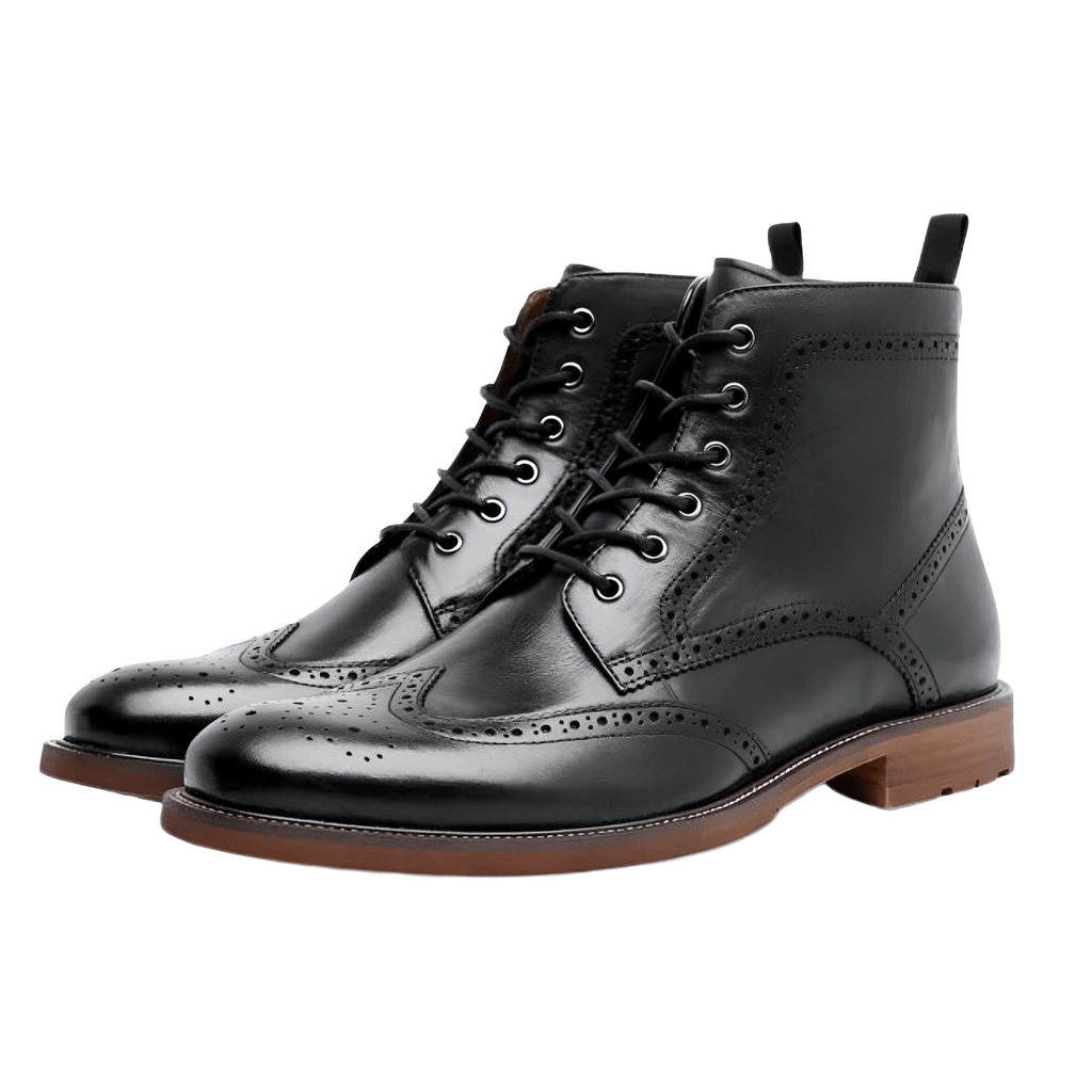 Shop Drestiny for Vintage Brogue Genuine Black Leather Ankle Boots. Get Free Shipping + Tax Paid! Seen on FOX, NBC, and CBS. Save up to 50% off!