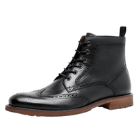 Thumbnail for Vintage Brogue Genuine Leather Ankle Boots For Men -, Ankle Boots , Drestiny , 10, 10.5, 6, 6.5, 7, 7.5, 8, 9, 9.5, Ankle Boots, Australia, Black, Boots, Brown, Canada, FR, New Zealand, United Kingdom, United States , Drestiny , www.shopdrestiny.com