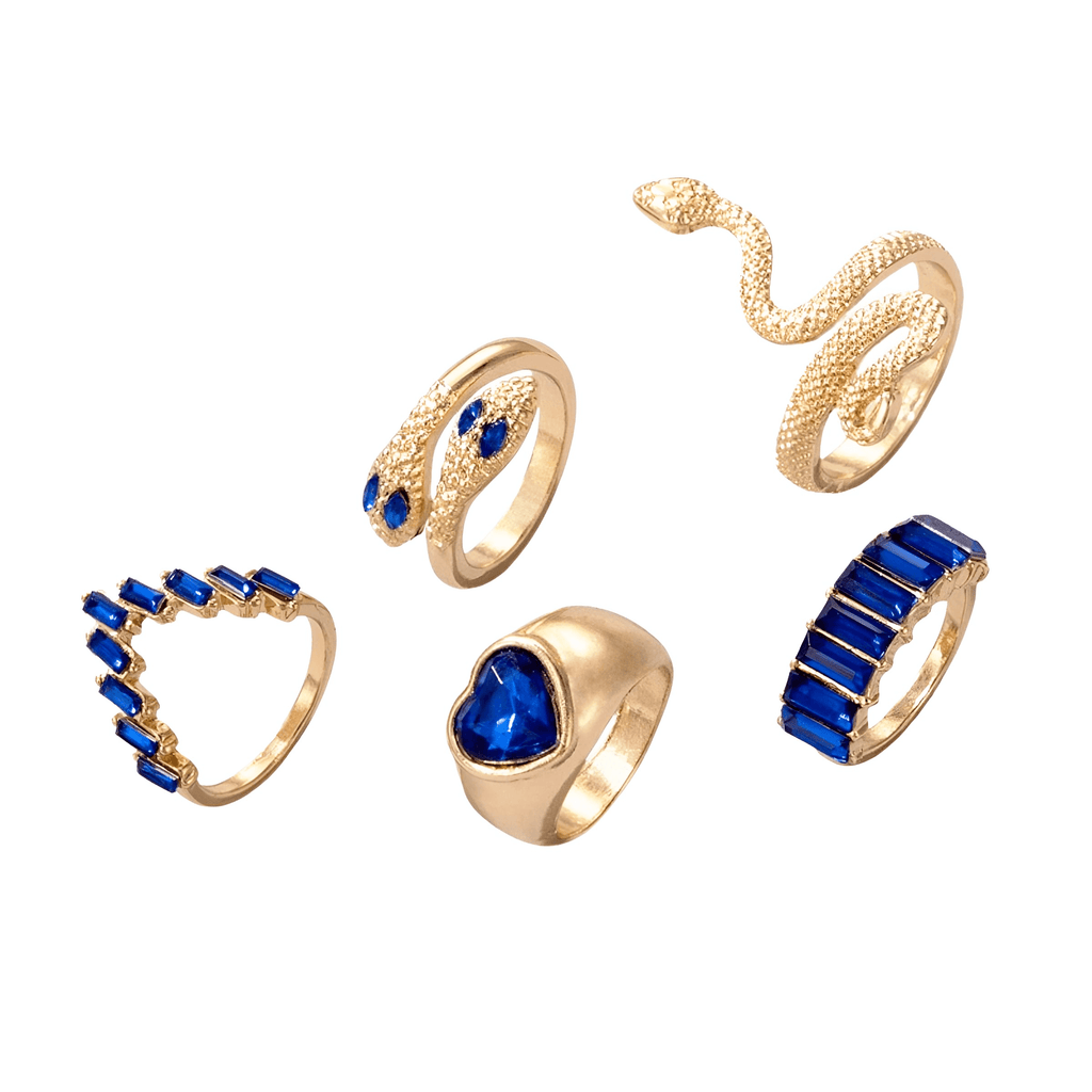 Discover the latest trendy blue ring sets for women at Drestiny! Enjoy free shipping and let us cover the tax. Seen on FOX, NBC, and CBS. Save up to 50%!
