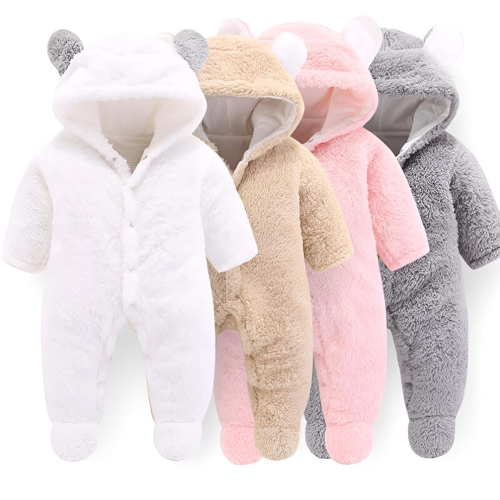 Warm Bear Design Hooded Suit