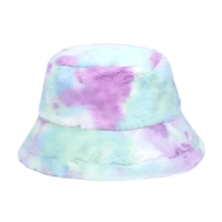 Thumbnail for Warm Faux Fur Bucket Hats Women Men Fluffy Thick Faux Rabbit Hair Hats, Drestiny, United States, USA, Canada, Australia, New Zealand, United Kingdom, UK, M, 56-58cm, Grey, Black, Brown, Yellow, Blue, Pink, Red, Green, Orange, Pink, Purple, Leopard Print, Smiley Face, Beige, White, faux fur bucket hat, fuzzy bucket hat, furry bucket hat, winter bucket hat, fluffy bucket hat, teddy bucket hat, fur bucket hat, shopdrestiny.com