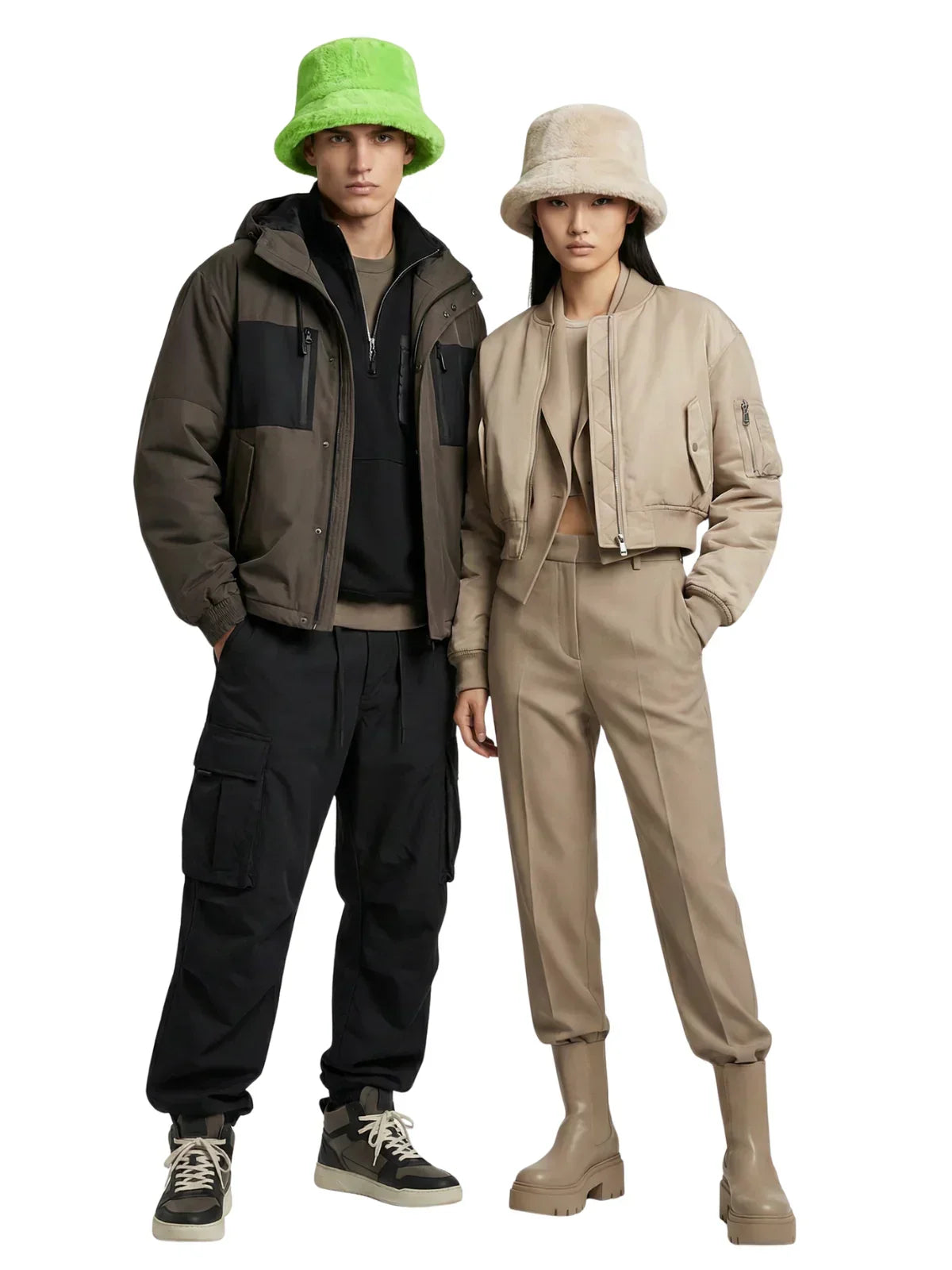 Warm Faux Fur Fluffy Bucket Hats Imitation Rabbit Fur Trendy Hats - 24 Colors!