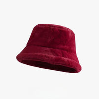 Thumbnail for Warm Faux Fur Fluffy Bucket Hats Imitation Rabbit Fur Trendy Hats - 24 Colors!