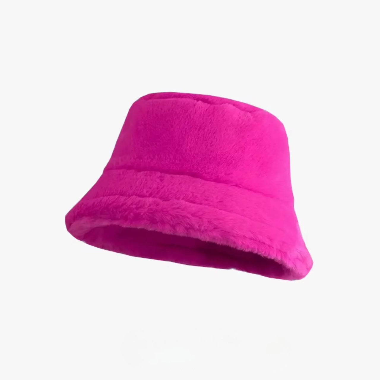 Warm Faux Fur Fluffy Bucket Hats Imitation Rabbit Fur Trendy Hats - 24 Colors!