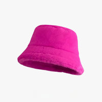 Thumbnail for Warm Faux Fur Fluffy Bucket Hats Imitation Rabbit Fur Trendy Hats - 24 Colors!