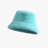 Thumbnail for Warm Faux Fur Fluffy Bucket Hats Imitation Rabbit Fur Trendy Hats - 24 Colors!