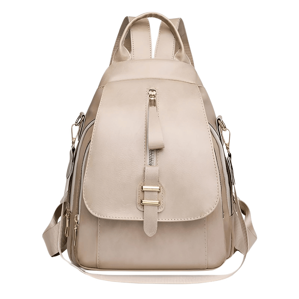 Shop Drestiny for a stylish, waterproof khaki leather travel backpack! High-quality and wear-resistant, perfect for women on the go. Enjoy free shipping and up to 80% off discounts. Don't miss out!