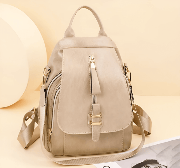 Shop Drestiny for a stylish, waterproof off white leather travel backpack! High-quality and wear-resistant, perfect for women on the go. Enjoy free shipping and up to 80% off discounts. Don't miss out!