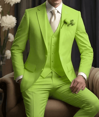 Thumbnail for Wedding Men's Ivory Suit Blazer Slim Fit 3 Pcs Jacket Pants Vest Luxury Formal Suit, Drestiny, Suits, Pant Suits, Blazers, Jackets, Vests, Dress Pants, Sets, Pant Sets, S, M, L, XL, XXL, 3XL, 4XL, 5XL, United States, Canada, Australia, New Zealand, United Kingdom, Ivory, Grey, Black, Light Yellow, Light Blue, Avocado Green, Pink, White, Blue, Light Green, Red, Light Pink, Custom Color, men's ivory suit, ivory wedding suit men, men's cream suit, ivory wedding suit men, shopdrestiny.com
