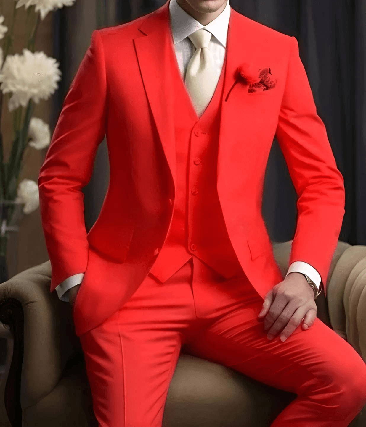 Wedding Men's Ivory Suit Blazer Slim Fit 3 Pcs Jacket Pants Vest Luxury Formal Suit, Drestiny, Suits, Pant Suits, Blazers, Jackets, Vests, Dress Pants, Sets, Pant Sets, S, M, L, XL, XXL, 3XL, 4XL, 5XL, United States, Canada, Australia, New Zealand, United Kingdom, Ivory, Grey, Black, Light Yellow, Light Blue, Avocado Green, Pink, White, Blue, Light Green, Red, Light Pink, Custom Color, men's ivory suit, ivory wedding suit men, men's cream suit, ivory wedding suit men, shopdrestiny.com