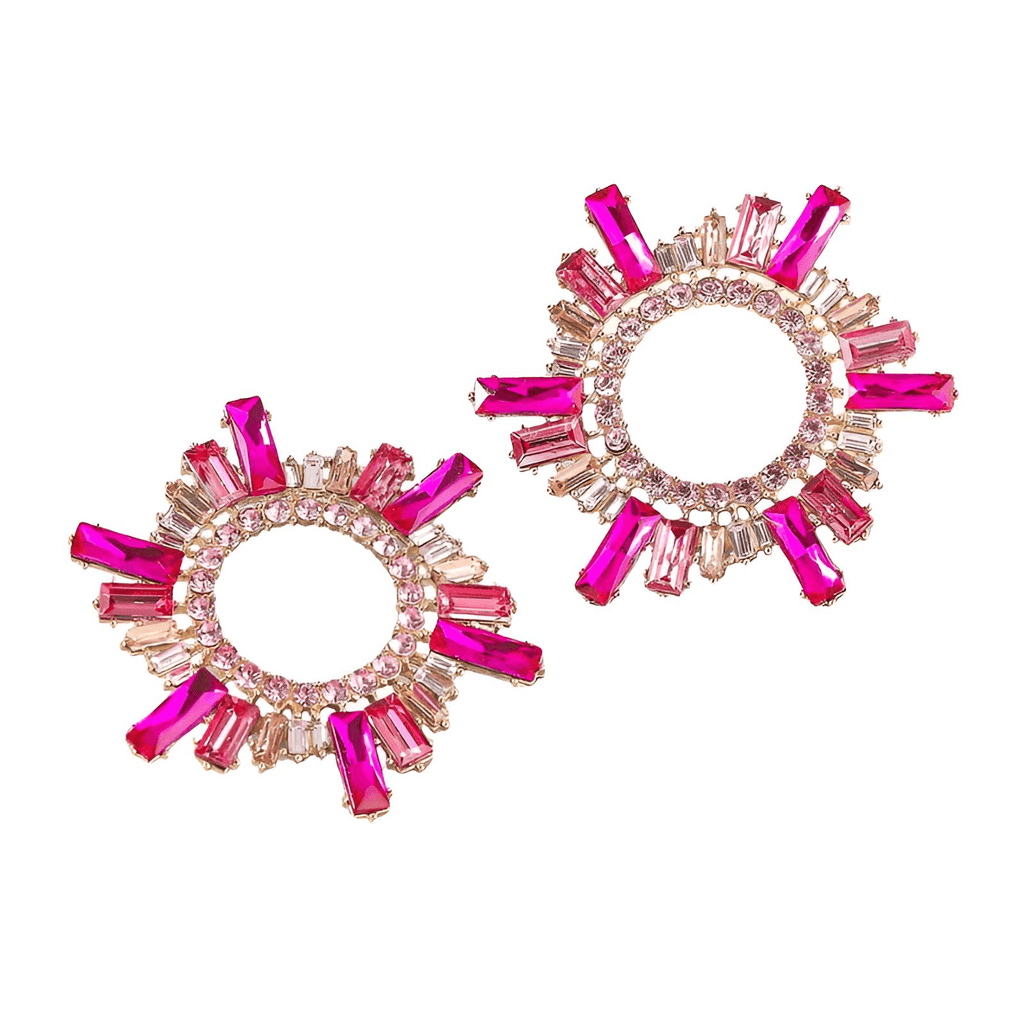 Trendy Hot Pink Flower Earrings for Women. Shop Drestiny for free shipping + tax covered! Seen on FOX, NBC, CBS. Save up to 50% now!
