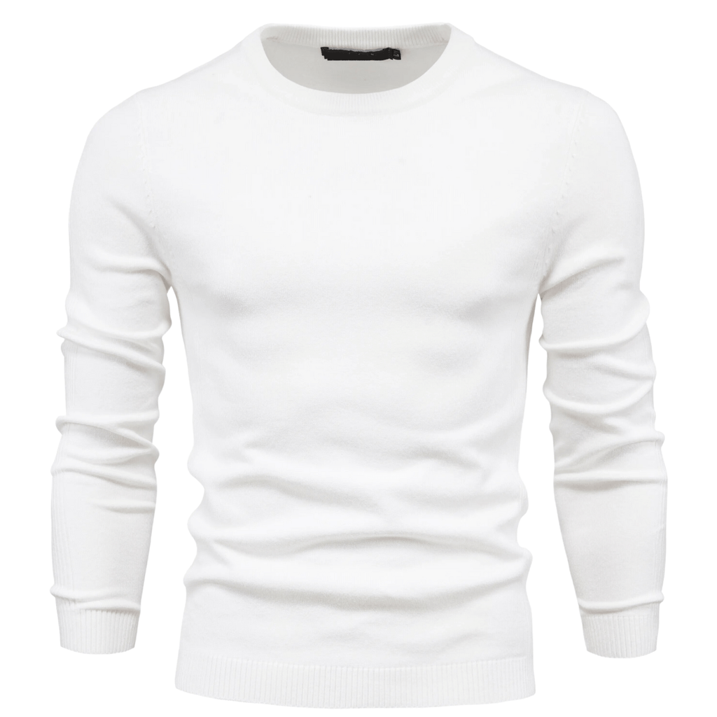 White Casual Sweaters For Men