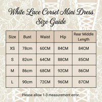 Thumbnail for White Lace Corset Mini Dress Sexy Bodycon - Now in Maxi Length Too!, Drestiny, Mini Dresses, Maxi Dresses, Long Sleeves, XS, S, M, L, United States, White, USA, Canada, Australia, New Zealand, United Kingdom, UK, lace corset mini dress, white lace corset dress, black lace corset dress, corset bustier mini dress, strapless lace corset dress, shopdrestiny.com